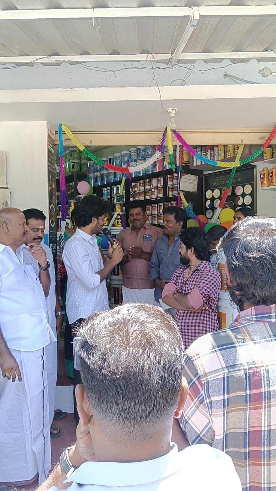 Sholavanthan shop visited mr kpy bala and kpy Vinoth sir