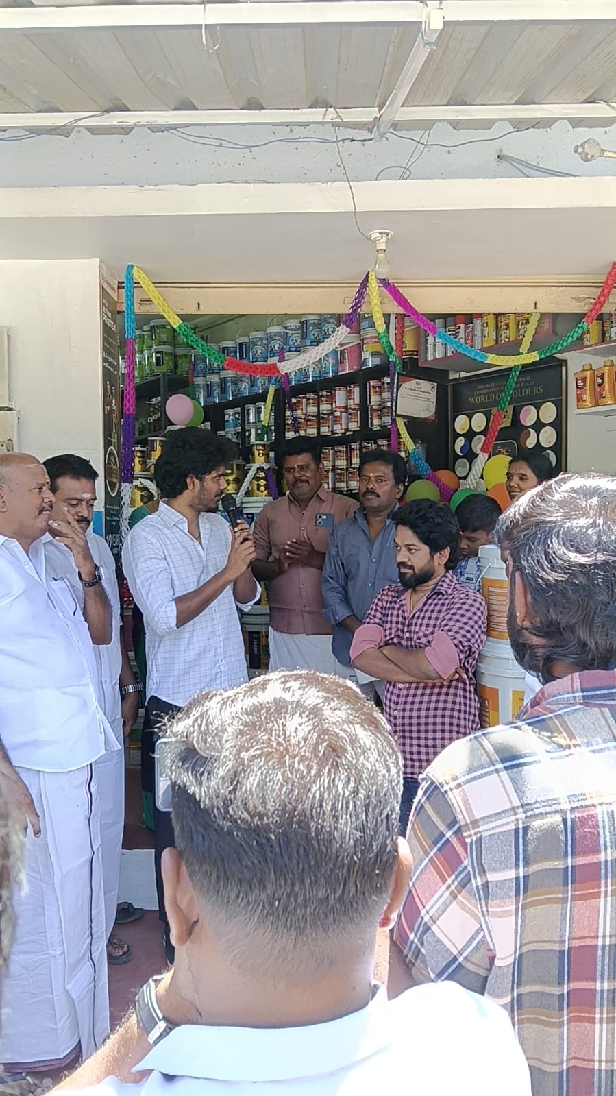 Sholavanthan shop visited mr kpy bala and kpy Vinoth sir