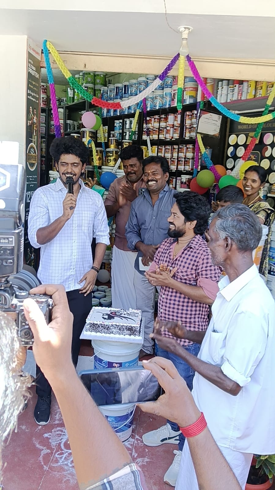 Sholavanthan shop visited mr kpy bala and kpy Vinoth sir